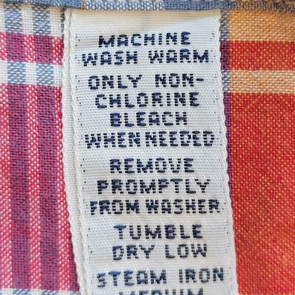 Polo Ralph Lauren Shirt Men's Blake Madras Plaid Short Sleeve Button Down Large - Picture 4 of 9